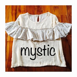 ミスティック(mystic)のmystic  フリルブラウス(シャツ/ブラウス(半袖/袖なし))