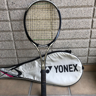 カワサキ(カワサキ)のkawasakiテニスラケット　カバー付(テニス)