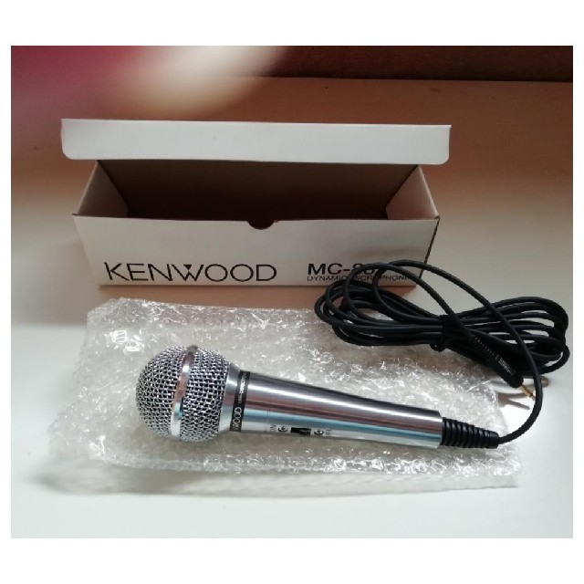 KENWOOD(ケンウッド)の【新品未使用】KENWOOD ケンウッド　　　ダイナミックマイクロフォン 楽器のレコーディング/PA機器(マイク)の商品写真