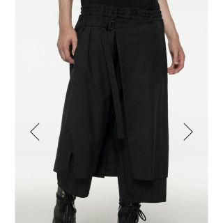 ヨウジヤマモト(Yohji Yamamoto)のGroundY T/W gaberdine Wrap Pants type1  (スラックス)