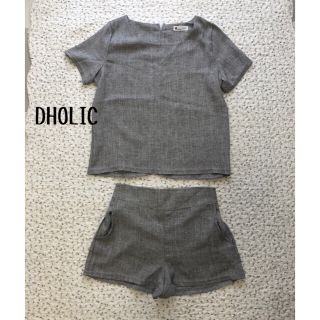 ディーホリック(dholic)の【DHOLIC】セットアップ　春服　Sサイズ(セット/コーデ)