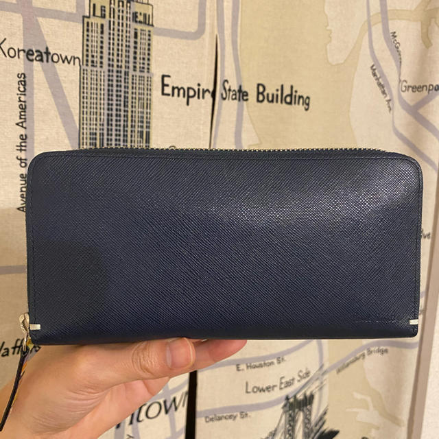 ポールスミス ジップストローグレイン マルチストライプ 長財布