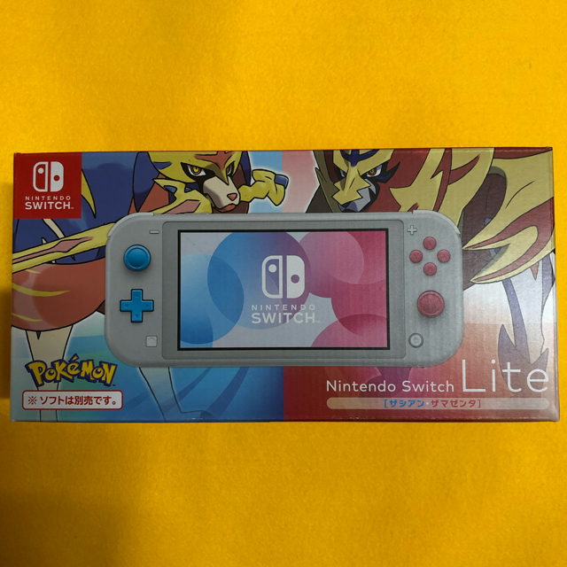 Nintendo Switch(ニンテンドースイッチ)のNintendo Switch Lite ザシアン・ザマゼンタ エンタメ/ホビーのゲームソフト/ゲーム機本体(家庭用ゲーム機本体)の商品写真