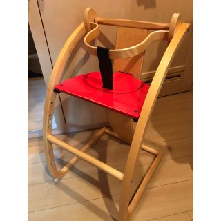 イームズ(EAMES)のMint様専用★BAMBINI ニューバンビーニ Sdi 赤　オマケ付き東京都(ロッキングチェア)