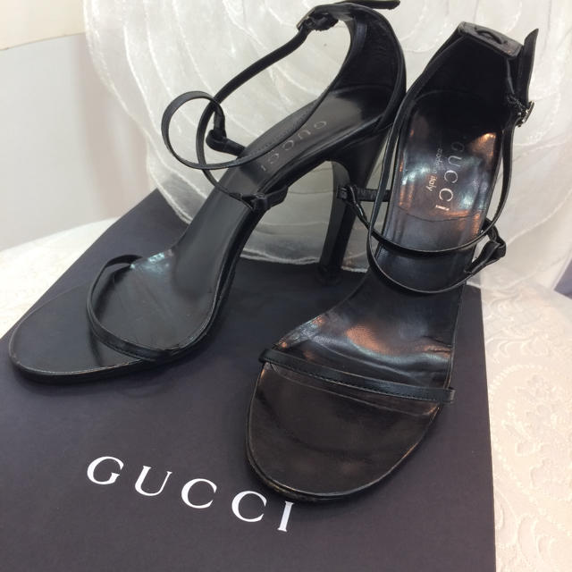 GUCCI サンダル ピンヒール 約24cm 国内最安値！ 5040円引き www.jiae