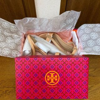 トリーバーチ(Tory Burch)のトリーバーチ サンダル トリバーチ　ストラップ　靴　ELANA レザー　85mm(サンダル)