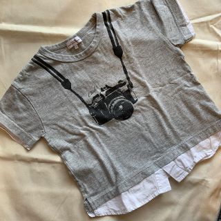 ユナイテッドアローズグリーンレーベルリラクシング(UNITED ARROWS green label relaxing)のgreen label relaxing デザインTシャツ kids(Tシャツ/カットソー)