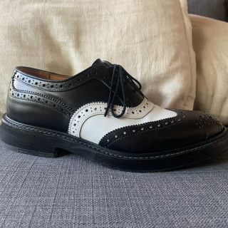 トリッカーズ　TRICKER’S  m6974  白黒　ダブルレザーソール