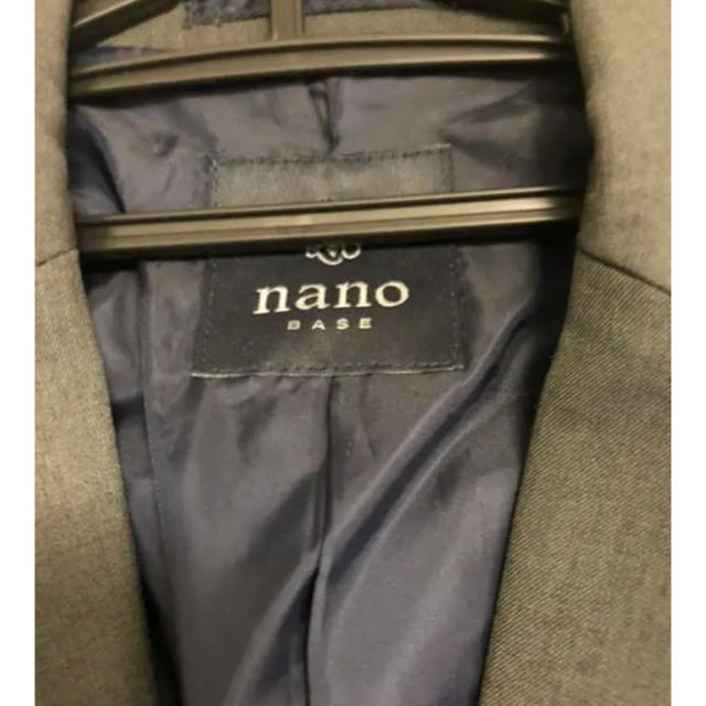 nano・universe(ナノユニバース)の新品★ナノ・ユニバース テーラードジャケット 濃灰 Sサイズ メンズのジャケット/アウター(テーラードジャケット)の商品写真