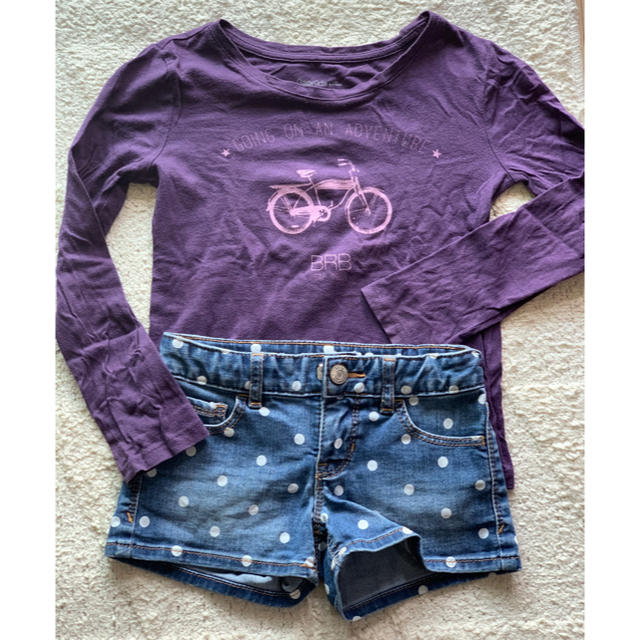 GAP Kids(ギャップキッズ)のGAP 6yショートパンツ ドット 6 regular キッズ/ベビー/マタニティのキッズ服女の子用(90cm~)(パンツ/スパッツ)の商品写真