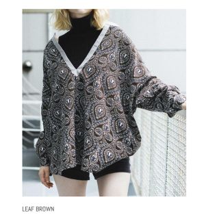 アリシアスタン(ALEXIA STAM)のjuemi ジュエミ　Leaf pullover shirt dress(シャツ/ブラウス(長袖/七分))