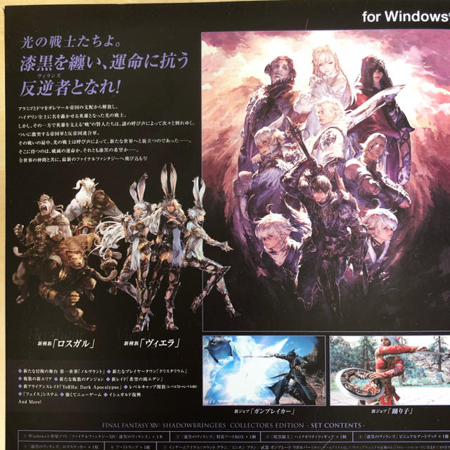 ブックレッ Square Enix Ff14 Shadow Bringers For Windowsの通販 By Ricotaraco スクウェアエニックスなら