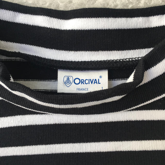 ORCIVAL(オーシバル)の超美品 オーシバル カットソー ボーダー orcival 断捨離 レディースのトップス(カットソー(半袖/袖なし))の商品写真