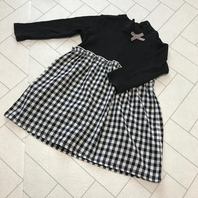 BeBe(ベベ)のワンピース　90 キッズ/ベビー/マタニティのキッズ服女の子用(90cm~)(ワンピース)の商品写真