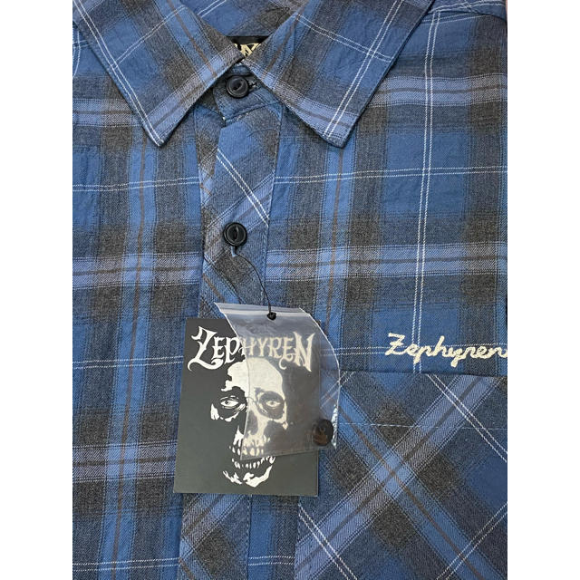 Subciety(サブサエティ)の送料負担します！ゼファレン★ZEPHYREN★新品★ロングシャツ★M★半袖シャツ メンズのトップス(シャツ)の商品写真