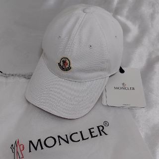 モンクレール(MONCLER)のMONCLER モンクレール ロゴ ベースボール キャップ(キャップ)