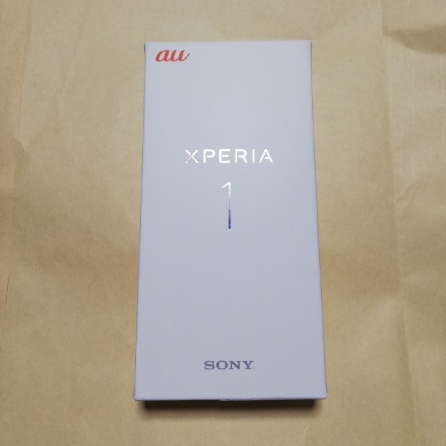 Xperia 1 パープル 64GB au SOV40 SIMフリー本体