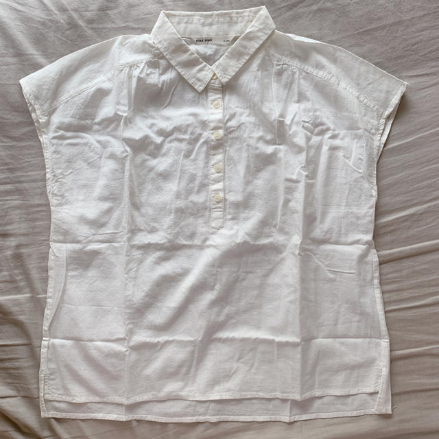 ehka sopo(エヘカソポ)のehka sopo ホワイトシャツブラウス レディースのトップス(シャツ/ブラウス(半袖/袖なし))の商品写真