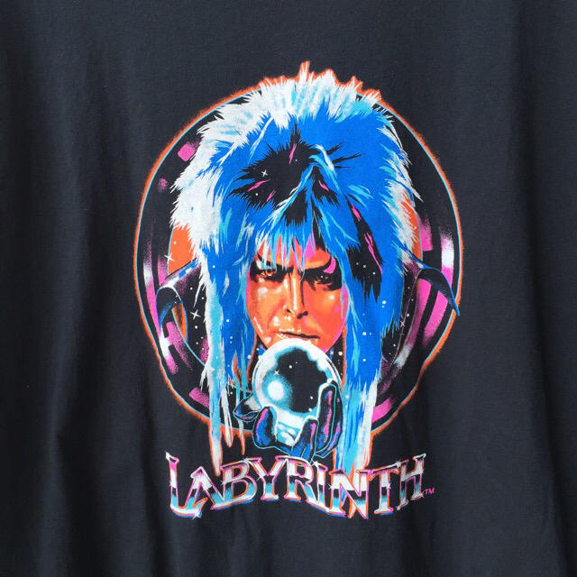 Disney(ディズニー)のLABYRINTH ラビリンス DavidBowie デビットボウイ Tシャツ メンズのトップス(Tシャツ/カットソー(半袖/袖なし))の商品写真