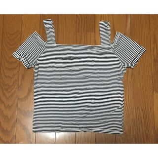 シマムラ(しまむら)のしまむらのボーダーオフショル(Tシャツ(半袖/袖なし))