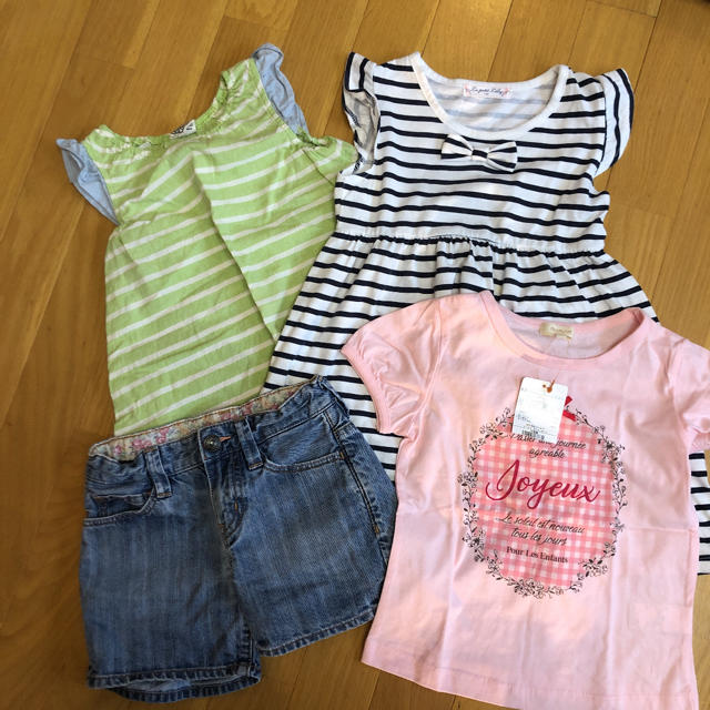 F.O.KIDS(エフオーキッズ)の110 女の子　新品含む　F.O.KIDS他ワンピースおまとめ売り キッズ/ベビー/マタニティのキッズ服男の子用(90cm~)(Tシャツ/カットソー)の商品写真