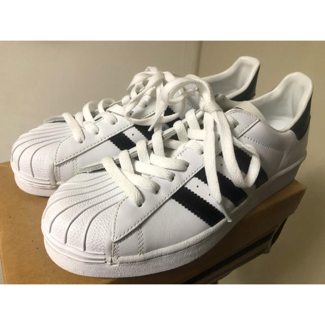 Adidas 98 Adidas スーパースター 白 黒 Us7 5 新品の通販 By ゆみ アディダスならラクマ