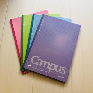 コクヨ(コクヨ)のCampus ノート4冊(ノート/メモ帳/ふせん)