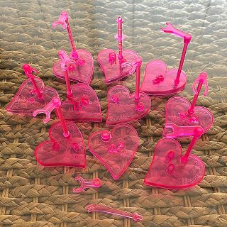 バンダイ(BANDAI)のハートキャッチプリキュア　フィギアスタンドのみ　１０個セット　フィギア　ピンク(キャラクターグッズ)