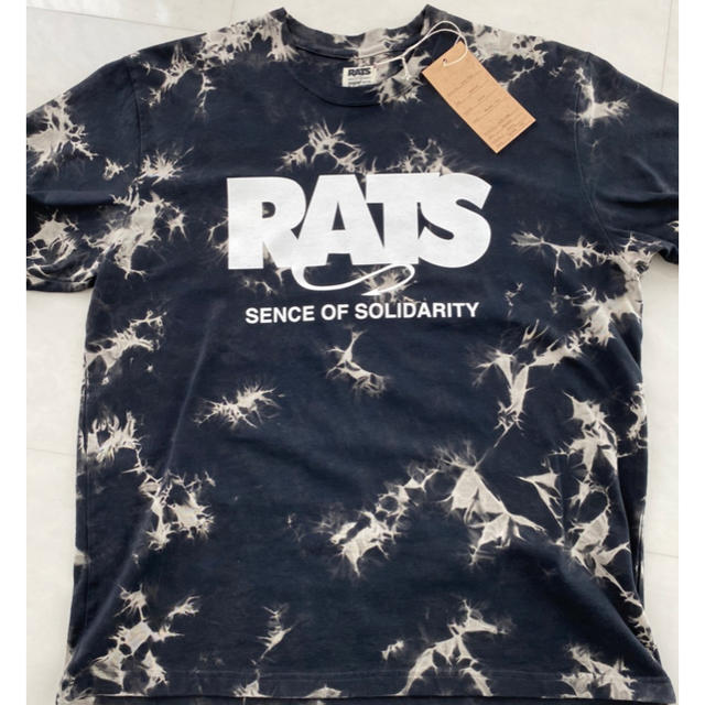 RATS Tie dye box logo tee