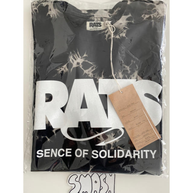 RATS Tie dye box logo tee