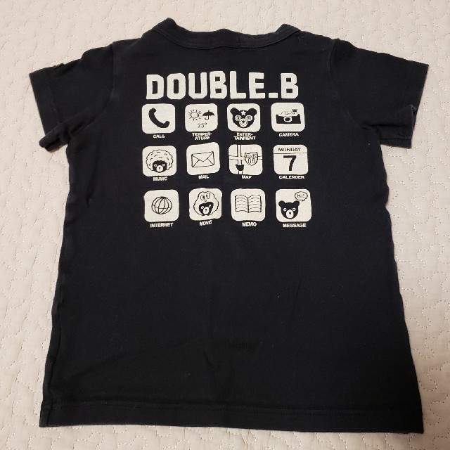 DOUBLE.B(ダブルビー)のダブルビー　Tシャツ 80 キッズ/ベビー/マタニティのベビー服(~85cm)(Ｔシャツ)の商品写真