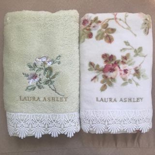 ローラアシュレイ(LAURA ASHLEY)の新品タオル LAURA ASHLEY 2枚組(タオル/バス用品)