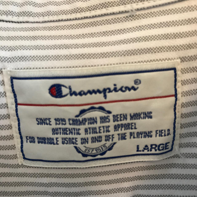 Champion(チャンピオン)のchampion 美品ほぼ未使用　オックスフォードシャツ　 メンズのトップス(Tシャツ/カットソー(半袖/袖なし))の商品写真