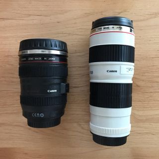 キヤノン(Canon)の【未使用】Canon レンズ型タンブラー　2種セット(タンブラー)