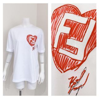 フェンディ(FENDI)のfendi  限定　リミテッドエディション　FFロゴ　Tシャツ(Tシャツ(半袖/袖なし))