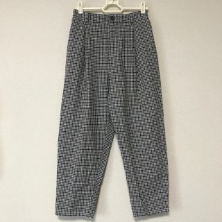 ビュルデサボン(bulle de savon)のyuni チェック ズボン ボトムス 👖(カジュアルパンツ)