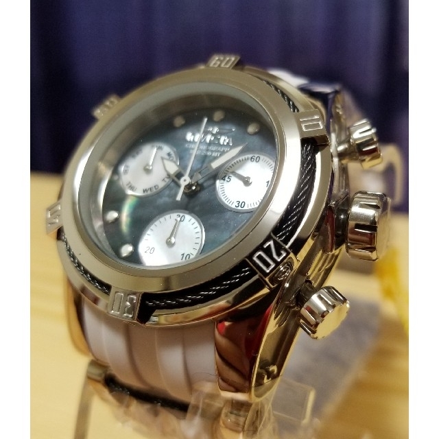 Invicta 42mm レディース ボルト ゼウス MOPダイヤル シルバー