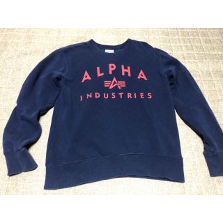 アルファインダストリーズ(ALPHA INDUSTRIES)のALPHA トレーナー(スウェット)