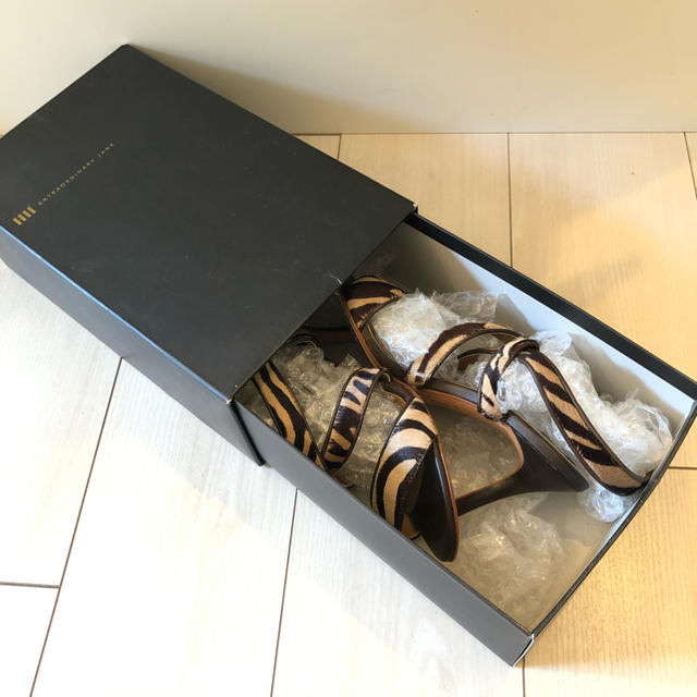 PELLICO(ペリーコ)のエクストローディナリージェーン　ハラコ　サンダル　35.5 レディースの靴/シューズ(サンダル)の商品写真