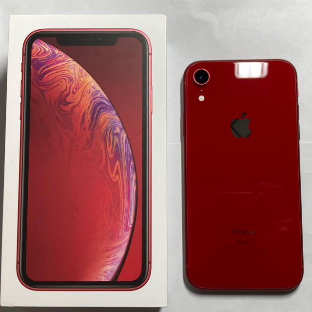 SIMフリー】iPhoneXR 64gb RED - スマートフォン本体