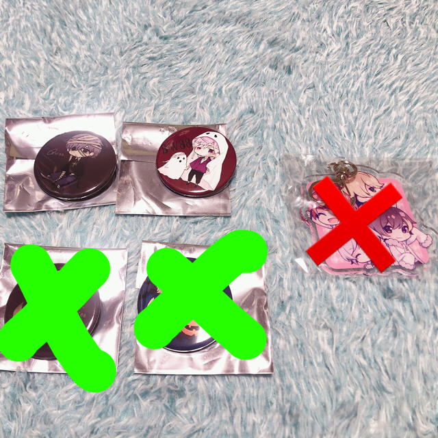 雪見さん 缶バッジ ×2 エンタメ/ホビーのタレントグッズ(ミュージシャン)の商品写真
