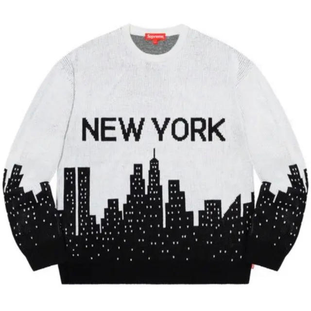 supreme NYC Crewneck Black size:L