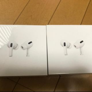 アップル(Apple)のApple AirPods Pro 国内正規品　二個(ヘッドフォン/イヤフォン)