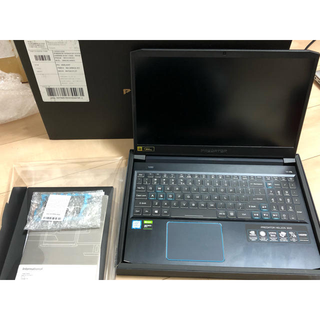 Acer(エイサー)のACER PREDATOR HELIOS 300 GTX1660 Ti スマホ/家電/カメラのPC/タブレット(ノートPC)の商品写真