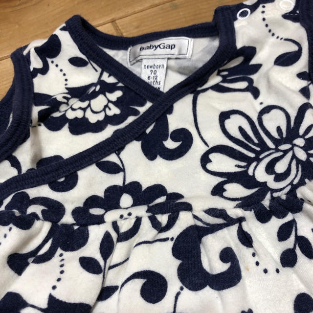 babyGAP(ベビーギャップ)のロンパース  3点 70 ベビーギャップ   キッズ/ベビー/マタニティのベビー服(~85cm)(ロンパース)の商品写真