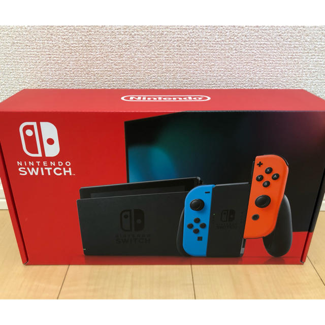 新品未使用　任天堂　スイッチ　Switch ネオンブルー  レッド　送料込み