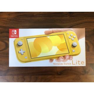 ニンテンドウ(任天堂)の即発送可 新品未開封 Nintendo Switch lite イエロー(家庭用ゲーム機本体)