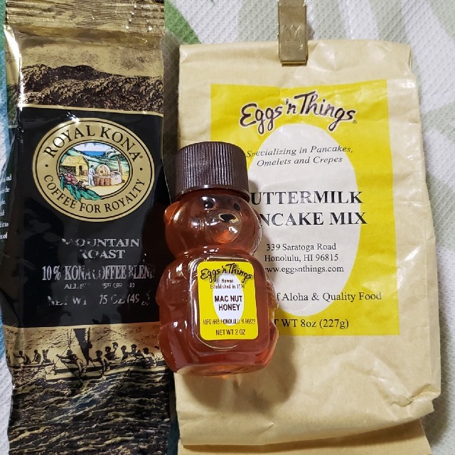  Eggs 'n Things パンケーキミックス&ハチミツ&コーヒー 食品/飲料/酒の食品(菓子/デザート)の商品写真