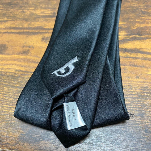 BADBOY(バッドボーイ)のネクタイ　黒　細い　 メンズのファッション小物(ネクタイ)の商品写真