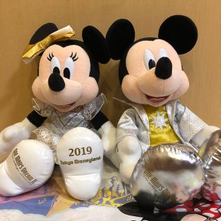 ディズニー(Disney)の専用！新品タグ付き！ワンマンズドリーム2 ミッキー ミニーぬいぐるみセット(ぬいぐるみ)